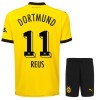 Original Trikotsatz Borussia Dortmund Reus 11 Heimtrikot 2023-24 Für Kinder